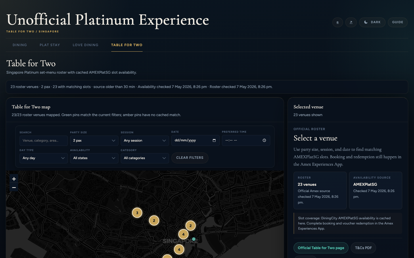 Amex Explorer product screenshot